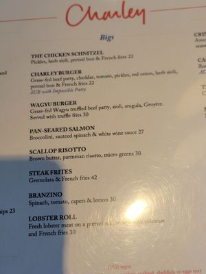 Menu photo 5 Charley Harrison, NJ