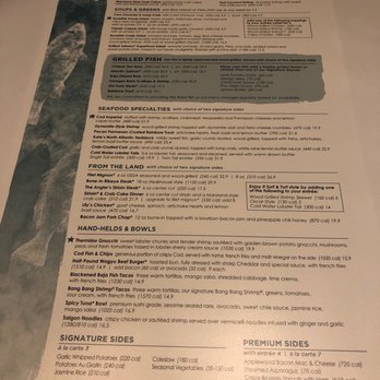 Bonefish Grill - Menu - Seafood Near Me - Indianapolis, Indiana Bonefish Grill - Menu - Seafood Near Me - Indianapolis, Indiana