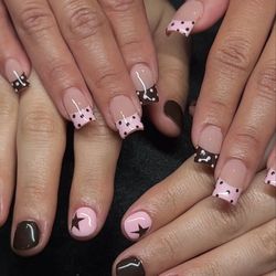 Shears & Laque Beauty Bar - Gel-x & manicure matching set by lola | IG: @urnaildreamz