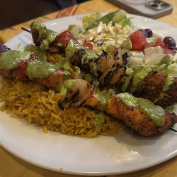 Dametra Cafe - Greek Chicken Kebab ($37.95) - Greek Near Me - Carmel-By-The-Sea, California Dametra Cafe - Greek Chicken Kebab ($37.95) - Greek Near Me - Carmel-By-The-Sea, California