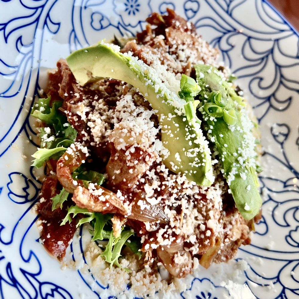 The Goat - Chicken tinga tostada - Mexican Near Me - Annapolis, Maryland The Goat - Chicken tinga tostada - Mexican Near Me - Annapolis, Maryland