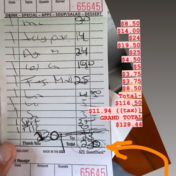 Las Islas Marias Restaurant - I clearly wrote all the amounts of food the cashier told me since prices weren't clear on the bill i was given. - Seafood Near Me - El Monte, California Las Islas Marias Restaurant - I clearly wrote all the amounts of food the cashier told me since prices weren't clear on the bill i was given. - Seafood Near Me - El Monte, California