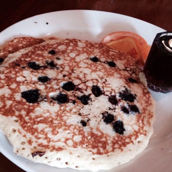 The Cabin Grill - Blueberry pancakes w local maple syrup. Yum. - Breakfast & Brunch Near Me - Lake Placid, New York The Cabin Grill - Blueberry pancakes w local maple syrup. Yum. - Breakfast & Brunch Near Me - Lake Placid, New York