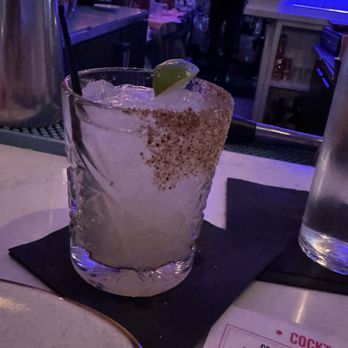 Citrus & Salt - House Margarita on the rocks with Tajin - Cocktail Bars Near Me - Boston, Massachusetts Citrus & Salt - House Margarita on the rocks with Tajin - Cocktail Bars Near Me - Boston, Massachusetts