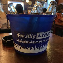 H&J Sports Bar and Restaurant Makati - Bucket of San Mig