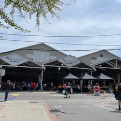 Kitchener Farmers' Market - Partially outdoors, but stalls are covered.