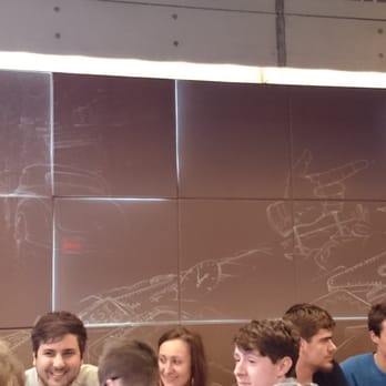 BRGR - Some nifty, back-lit wall art. - Burgers Near Me - Glasgow, GLG