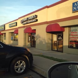 Jimmy John's - In the strip mall across from target.