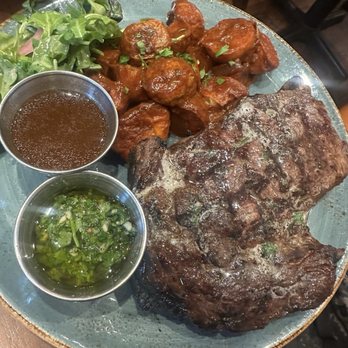 Casa Del Toro - 35 day dry aged rib eye with papas bravas $68 - Latin American Near Me - Hayward, California Casa Del Toro - 35 day dry aged rib eye with papas bravas $68 - Latin American Near Me - Hayward, California