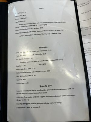 Menu photo 2 The Sunken Well Tavern Fredericksburg, VA Menu photo 2 The Sunken Well Tavern Fredericksburg, VA