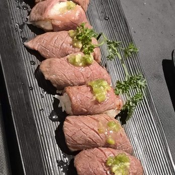Oku-Niku Japanese BBQ - limited Wagyu sushi - Japanese Near Me - Burbank, California