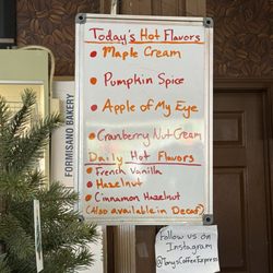 Tony's Coffee Express - Flavors