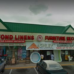 Furniture Mecca - Outside of our 69th Street location! Along with our branch store, Beyond Linens!