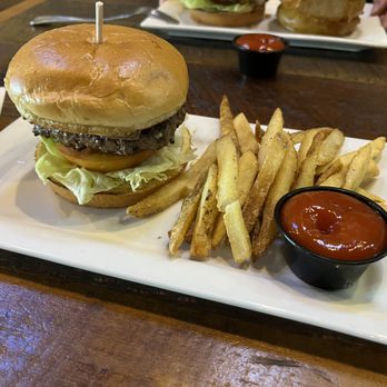 Burg and Barrel - Bleu Moon burger and fries - Burgers Near Me - Overland Park, Kansas Burg and Barrel - Bleu Moon burger and fries - Burgers Near Me - Overland Park, Kansas