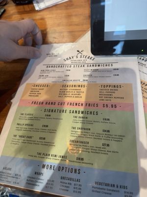 Menu photo 3 Shay's Steaks Philadelphia, PA Menu photo 3 Shay's Steaks Philadelphia, PA