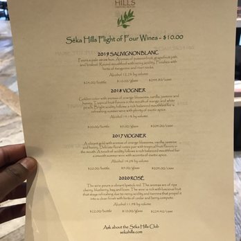 Séka Hills Tasting Room - Tasting menu - Venues & Event Spaces Near Me - Brooks, California Séka Hills Tasting Room - Tasting menu - Venues & Event Spaces Near Me - Brooks, California