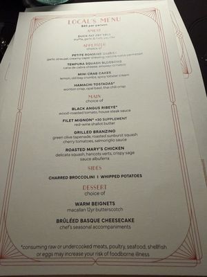 Menu photo 3 Bourbon Steak by Michael Mina Las Vegas, NV Menu photo 3 Bourbon Steak by Michael Mina Las Vegas, NV