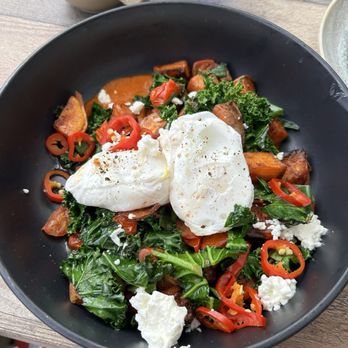 District Kitchen - Anderson Lane - Sweet Potato Hash Brunch - New American Near Me - Austin, Texas