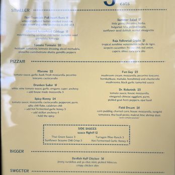 Jules - Dinner Menu, August 2025 - Pizza Near Me - San Francisco, California Jules - Dinner Menu, August 2025 - Pizza Near Me - San Francisco, California