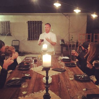 Bull & Dragon - Chef Aaron Zeigler announcing each course of his amazing fall tasting dinner 2016 - New American Near Me - Los Angeles, California Bull & Dragon - Chef Aaron Zeigler announcing each course of his amazing fall tasting dinner 2016 - New American Near Me - Los Angeles, California