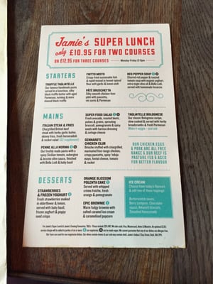Menu photo 2 Jamie's Italian - Glasgow Glasgow, GLG