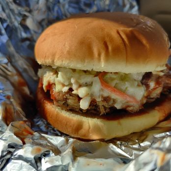 Raisin Cain BBQ - a hamburger with cole slaw - Barbeque Near Me - Brownsville, Tennessee Raisin Cain BBQ - a hamburger with cole slaw - Barbeque Near Me - Brownsville, Tennessee