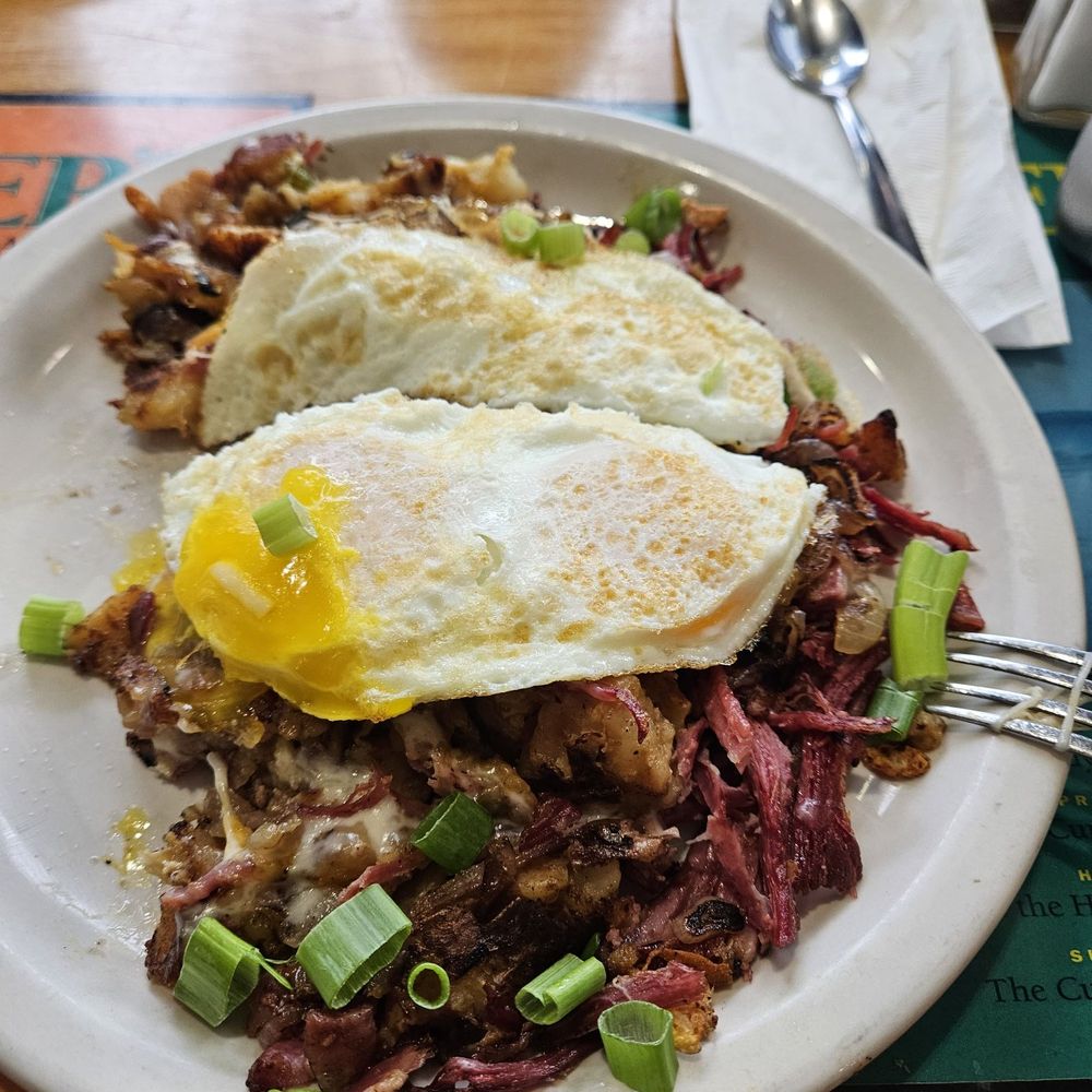 Beach Break Cafe - Corned Beef hash and eggs - Breakfast & Brunch Near Me - Oceanside, California Beach Break Cafe - Corned Beef hash and eggs - Breakfast & Brunch Near Me - Oceanside, California