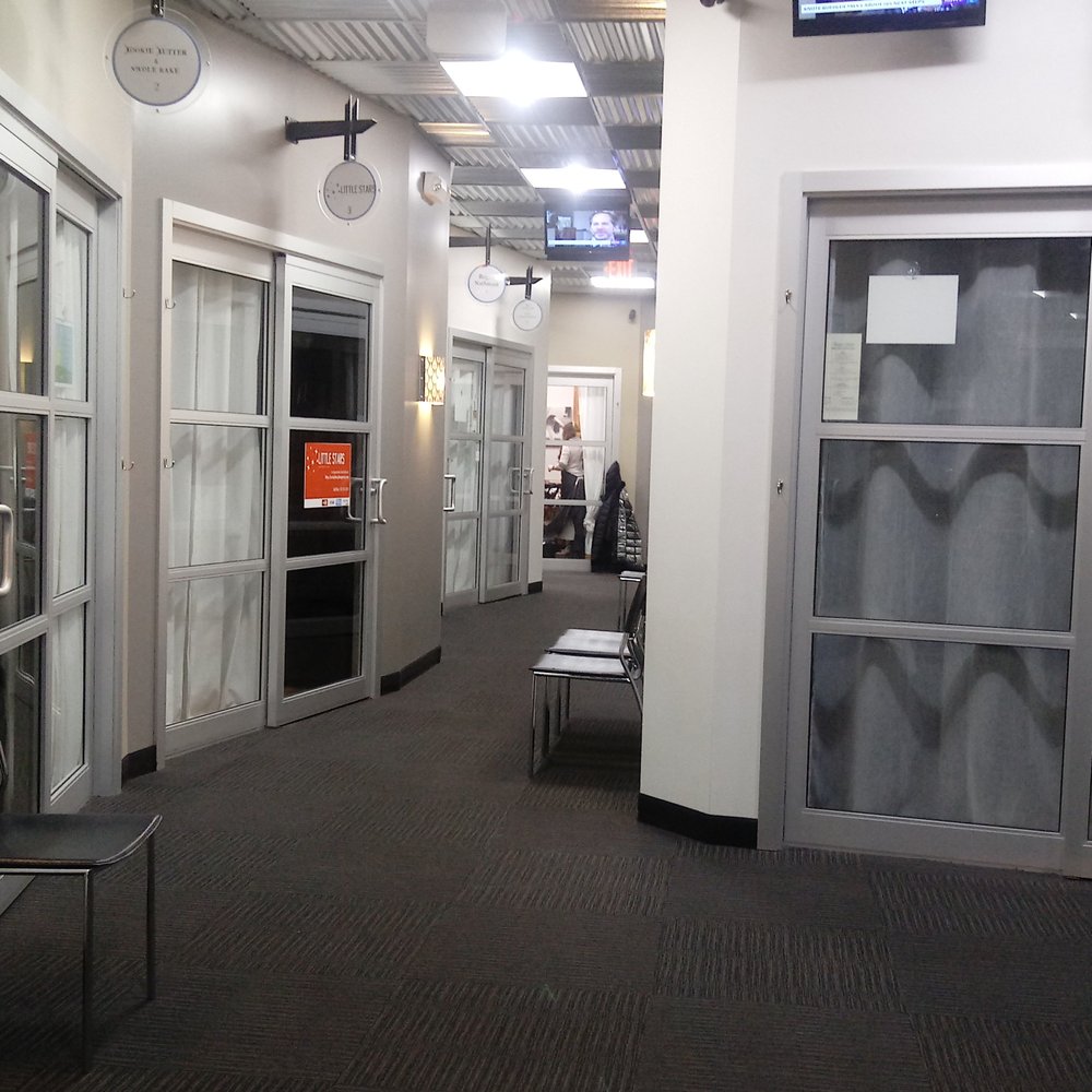 Follow the circular corridor. Follow the circular corridor.