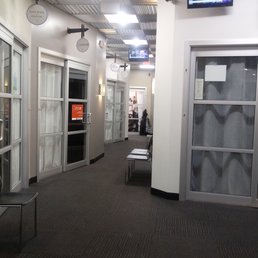 Follow the circular corridor.