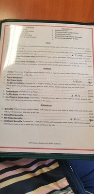 Menu photo 7 La Peña Mexicana Kennett Square, PA