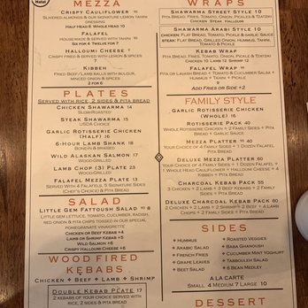 Mazra - Menu as of 11/2020 - Middle Eastern Near Me - San Bruno, California Mazra - Menu as of 11/2020 - Middle Eastern Near Me - San Bruno, California