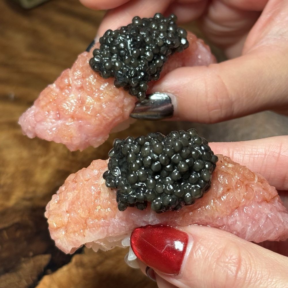 Sushi Yukimi - kama toro with caviar - Japanese Near Me - New York, New York Sushi Yukimi - kama toro with caviar - Japanese Near Me - New York, New York