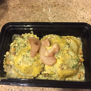 Dine In 2Nite - Three cheese Ravioli with walnut pesto - Food Delivery Services Near Me - San Diego, California Dine In 2Nite - Three cheese Ravioli with walnut pesto - Food Delivery Services Near Me - San Diego, California