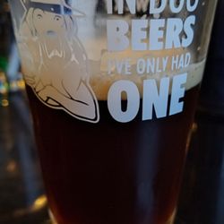 River - Funny beer glass