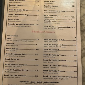 A Familia - Menu - Mediterranean Near Me - Barcelona, B A Familia - Menu - Mediterranean Near Me - Barcelona, B
