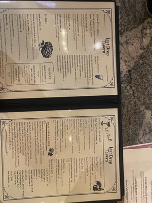 Menu photo 5 Last Drop Tavern San Francisco, CA