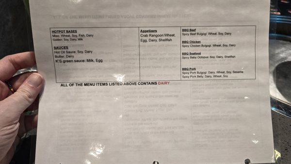 Menu photo 1 KPOT Korean BBQ & Hot Pot Kearny, NJ Menu photo 1 KPOT Korean BBQ & Hot Pot Kearny, NJ