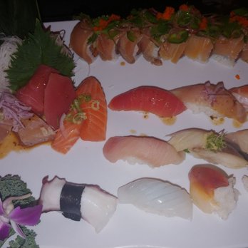 Sushi Bear - The Special with Aloha Roll at the top. My favorite. - Sushi Bars Near Me - Tustin, California