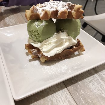 Mango Mango Dessert - Waffle ice cream sandwich (no mango ice cream atm :( - Desserts Near Me - New York, New York Mango Mango Dessert - Waffle ice cream sandwich (no mango ice cream atm :( - Desserts Near Me - New York, New York
