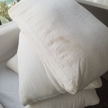 Mold Testing & Removal - Dingy white linen - 4 years of use - Environmental Testing Near Me