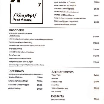 kansept - Menu 12/17/2021 - Street Vendors Near Me - Dade City, Florida