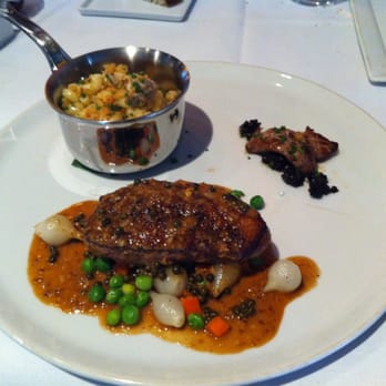Lulou's Restaurant - Duck with foie gras and duck confit truffled macaroni and cheese - American Near Me - Reno, Nevada