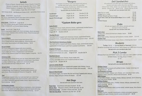 Menu photo 3 Bobo's Deli And Grill Winston Salem, NC