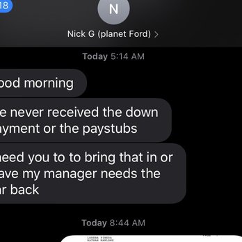 Planet Ford Spring - Text messages - Car Dealers Near Me - Spring, Texas Planet Ford Spring - Text messages - Car Dealers Near Me - Spring, Texas