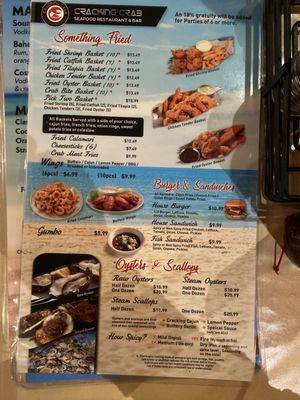Menu photo 3 Cracking Crab Pensacola, FL