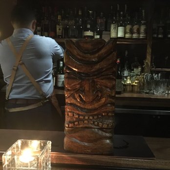 Bar Leather Apron - Mai Tai is made in here. - Cocktail Bars Near Me - Honolulu, Hawaii