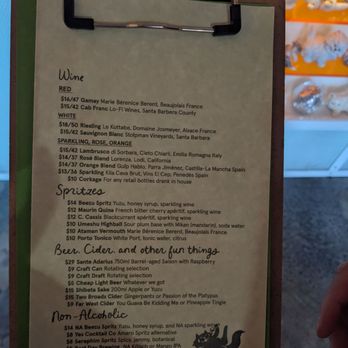 Fat Cat & The Mantis - Beverage menu August 2026 - Wine Bars Near Me - San Francisco, California Fat Cat & The Mantis - Beverage menu August 2026 - Wine Bars Near Me - San Francisco, California