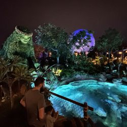 Journey of Water, Inspired by Moana - Tefiti at night at Journey Of Water -- Inspired by Moana, gorgeous at night!