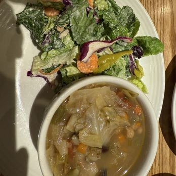 Carrabba's Italian Grill - Soup and salad was just right with the minestrone filled with vegetables, including cabbage carrots - Italian Near Me - Tampa, Florida Carrabba's Italian Grill - Soup and salad was just right with the minestrone filled with vegetables, including cabbage carrots - Italian Near Me - Tampa, Florida