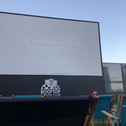 Rooftop Cinema Club Embarcadero - Come early to reserve seats. Blankets included!